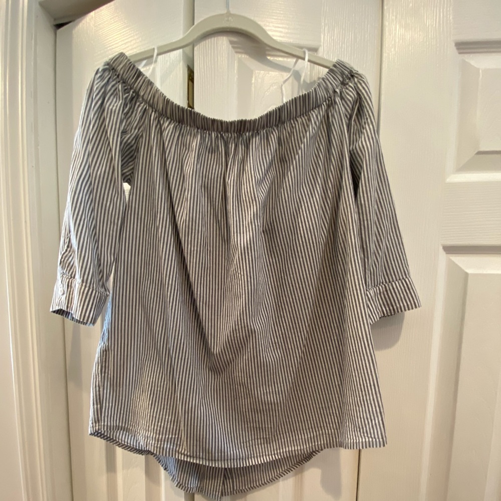 Off the shoulder shirt